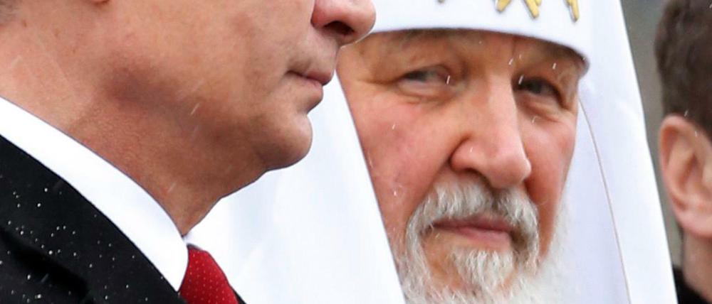 Der russische Patriarch Kirill pflegt engen Kontakt zu Präsident Wladimir Putin.