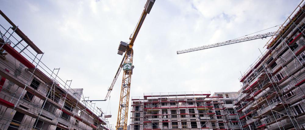 Schneller mehr Wohnungen bauen - das will Bundesbauministerin Hendricks mit ihrem 10-Punkte-Plan. Foto: Daniel Naupold/dpa 