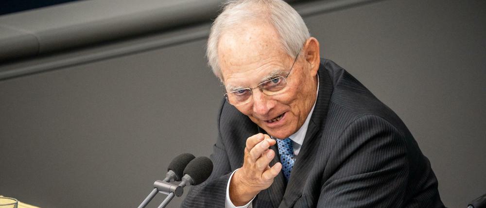 Wolfgang Schäuble (CDU), Bundestagspräsident