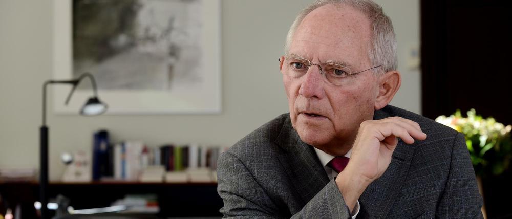 Räumt bald sein Büro: Finanzminister Wolfgang Schäuble.