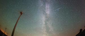 Dieses Foto entstand im August 2015 in Schleswig-Holstein. Zu der Jahreszeit sind besonders viele Sternschnuppen am Himmel zu sehen.