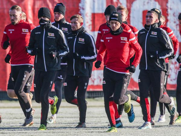 Wieder dabei: Seit Anfang des Jahres dreht Grischa Prömel (rechts) wieder seine Runden mit den Teamkollegen des 1. FC Union.