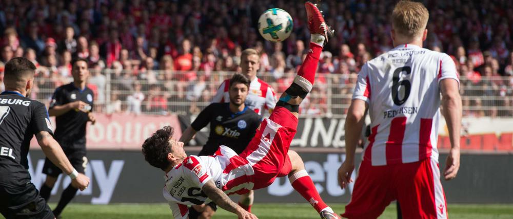 Spektakel war eher selten: Union spielte gegen Duisburg nur 0:0