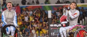 Beatrice Vio (links) feierte bei den Paralympics in Rio ihren bisher größten Erfolg.