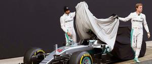 Lewis Hamilton (links) und Nico Rosberg.