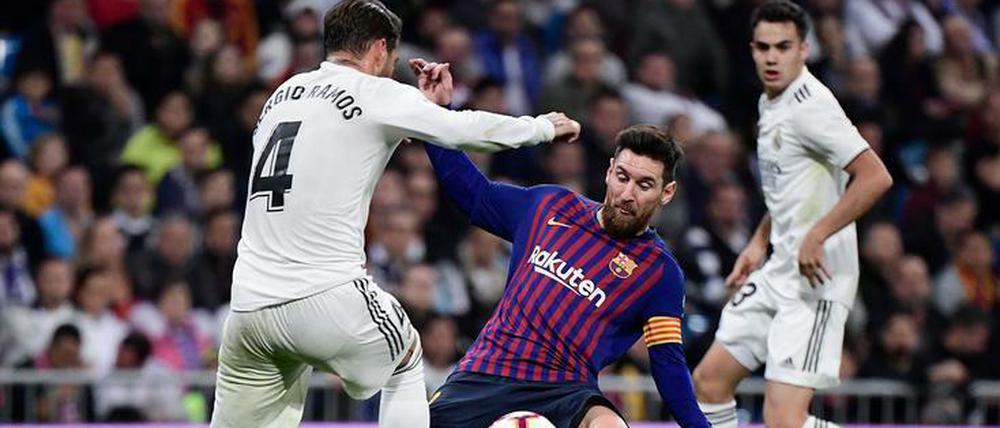 Lionel Messi traf zwar wieder nicht gegen Real, besonders traurig wird er angesichts des erneuten Sieges deswegen aber nicht gewesen sein.