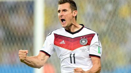 Nationalstürmer: Miroslav Klose bei der Fußball-WM 2014 in Brasilien.