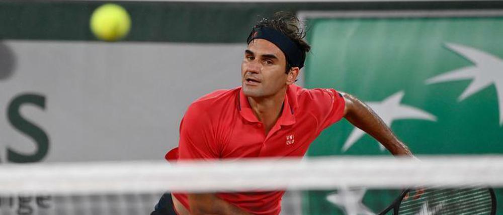 Immer noch inspirierend. Roger Federer kämpfte sich gegen Dominik Koepfer ins Achtelfinale.