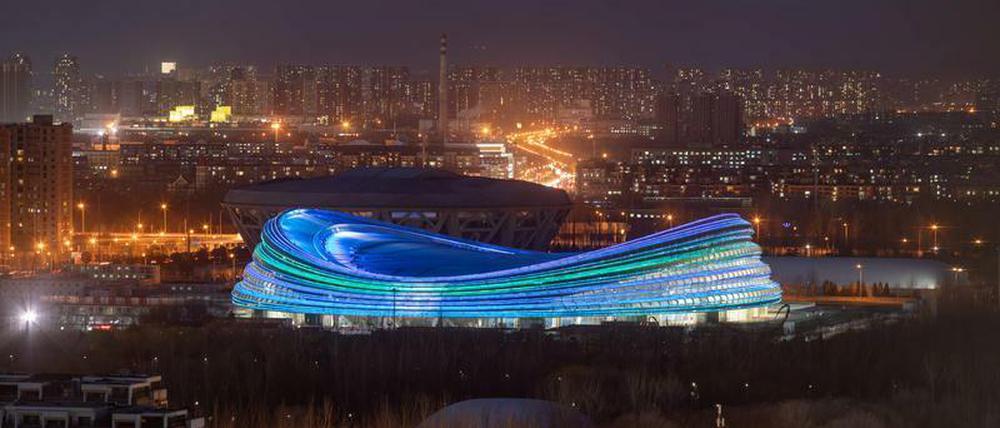 Das Olympiastadion in Peking bleibt im Februar chinesischen Zuschauern vorbehalten.