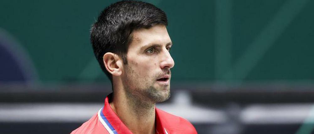 Novak Djokovic spielt derzeit bei der Davis-Cup-Endrunde für Serbien.