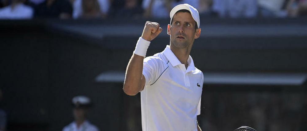 Novak Djokovic kam nach verlorenem ersten Satz ins Rollen.