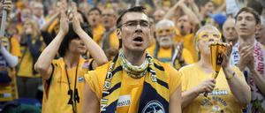Treue Anhänger. Die Heimspiele von Alba Berlin ziehen im Schnitt über 10 000 Zuschauer an.
