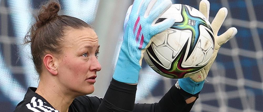 Almuth Schult bestritt 66 Länderspiele für Deutschland, derzeit ist sie erneut schwanger.