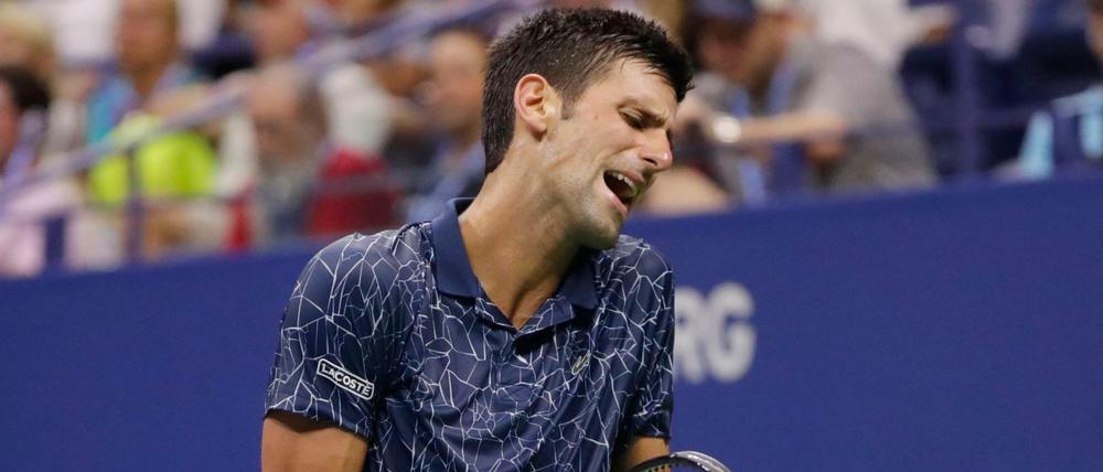 Nichts zu machen: Gegen Djokovic kam auch Federer-Bezwinger Millman nicht an. Der Serbe steht jetzt im Halbfinale der US Open.