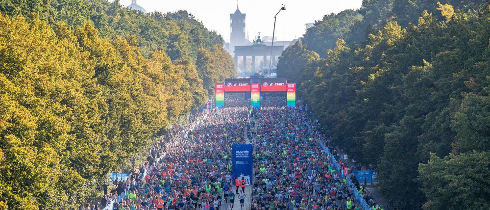 Der Berlin-Marathon ist die größte Laufveranstaltung in Deutschland.