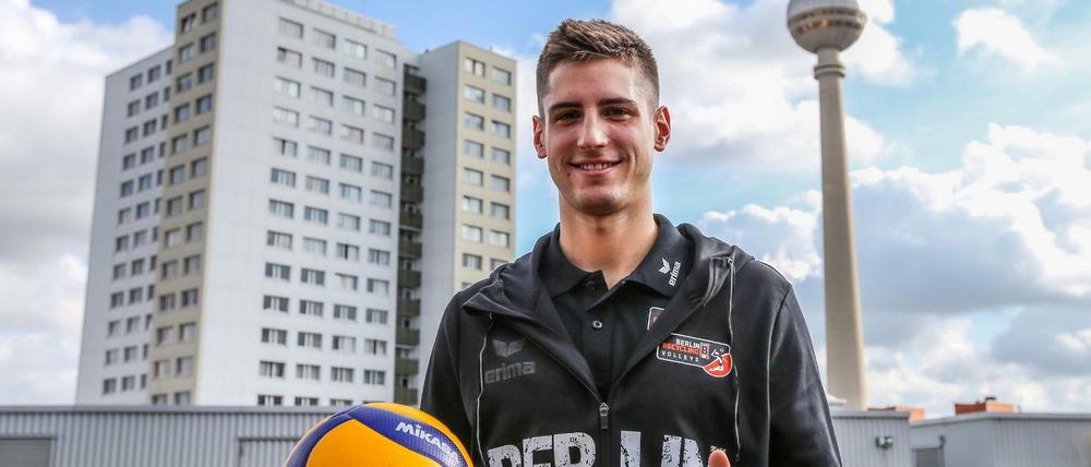 Moritz Reichert ist nun der neue erste Repräsentant der BR Volleys - und hat hohe Ziele.