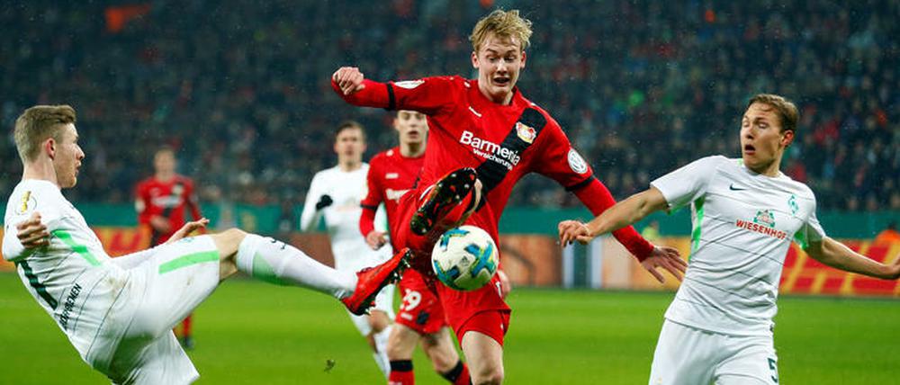 Da staunst du! Bayer Leverkusen und Werder Bremen lieferten sich einen tollen Pokalfight.