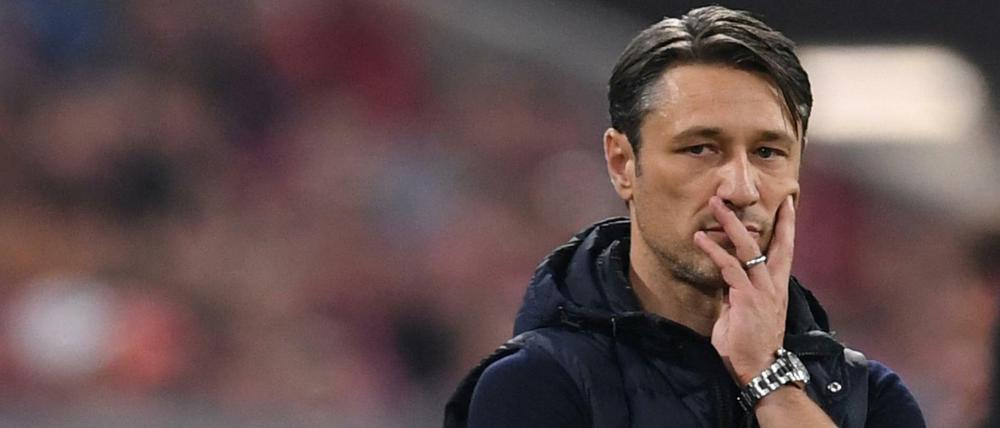 Münchens Trainer Niko Kovac zeigte sich deprimiert und ratlos.