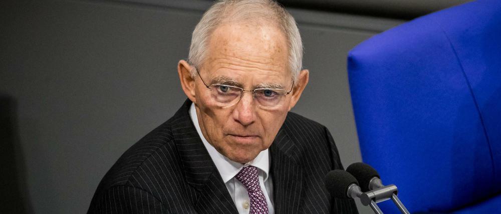 Bundestagspräsident Wolfgang Schäuble (CDU) sorgt sich um die olympischen Spiele.