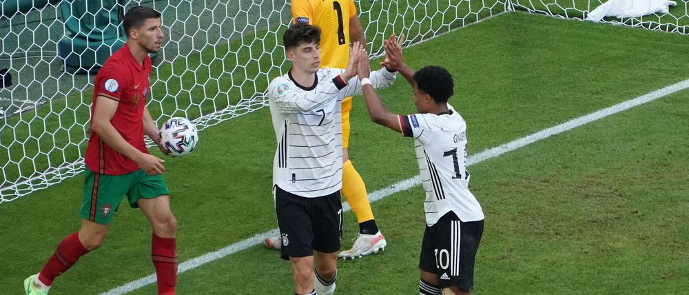 Am Samstag siegte die deutsche Nationalmannschaft mit 4:2 gegen Portugal.