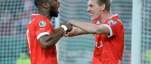 Bundesliga-Aufsteiger Fortund Düsseldorf steht Dank dem Treffer in der Verlängerung durch den ehemaligen Hertha- und Gladbach- Profis Nando Rafael im Pokal-Achtelfinale.