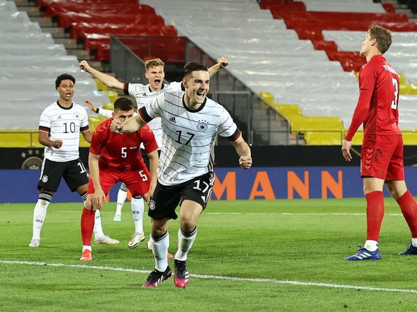 Florian Neuhaus erzielte das 1:0 für das deutsche Team. 