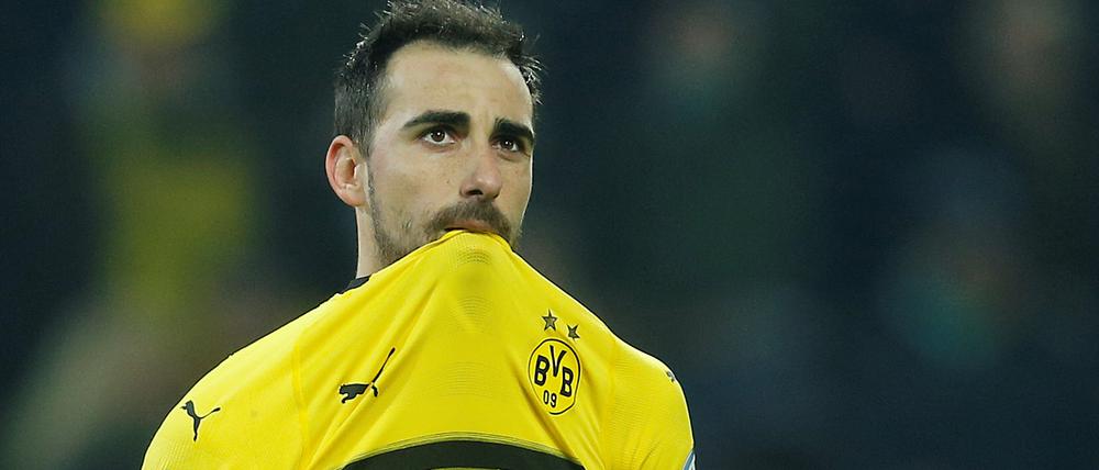 Aufgegeben. Paco Alcacer wurde in Dortmund letztlich nicht glücklich.