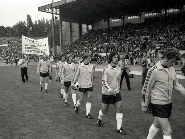 Am 14. Juni 1972, dem Tag des Halbfinales, machten sich Engelbert Lippert und Werner Hück auf den Weg nach Antwerpen.