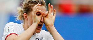 Sie hat den Durchblick: Englands Angreiferin Ellen White erzielte bereits sechs Treffer bei der WM.