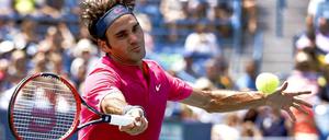 Schön erfolgreich. Roger Federer präsentiert sich rund eine Woche vor dem US Open in Topform.