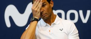 Rafael Nadal hat seit Januar nicht mehr Tennis gespielt.