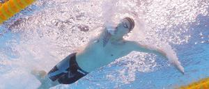 Florian Wellbrock gewinnt Silber über 800 Meter bei der Schwimm-WM in Budapest.