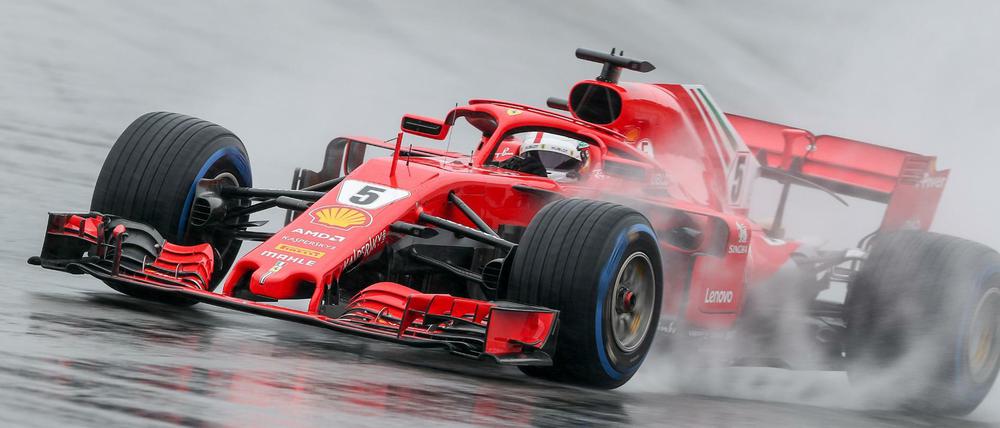 Sebastian Vettel legte im Qualifying eine starke Schlussrunde hin.