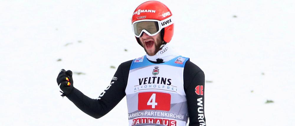Markus Eisenbichler konnte auch in Garmisch-Partenkirchen jubeln.