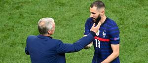 Weil die Mannschaft vor der EM nicht in Turnierform fand, zog Deschamps seinen letzten Trumpf und holte Karim Benzema zurück.