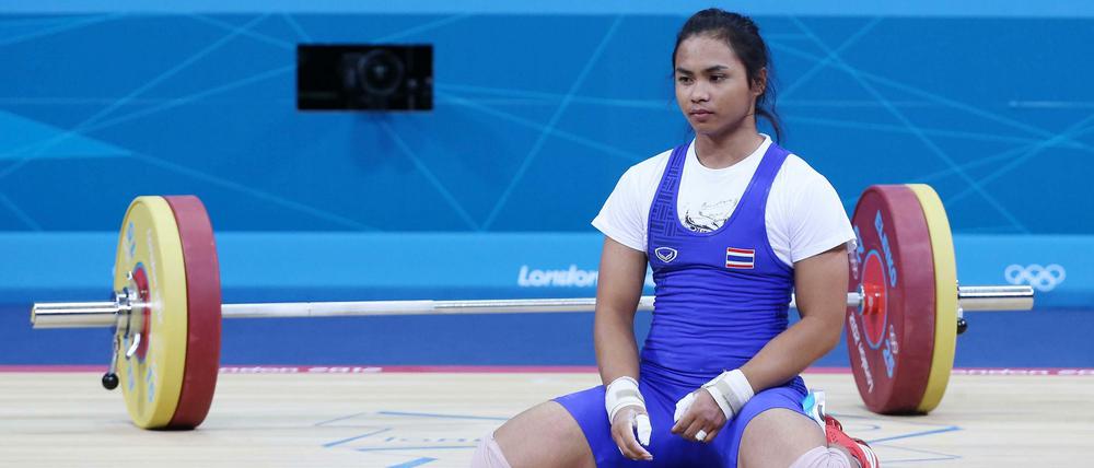 Am Boden: Die Thailänderin Rattikan Gulnoi könnte ihre Bronzemedaille der Olympischen Spiele 2012 verlieren.