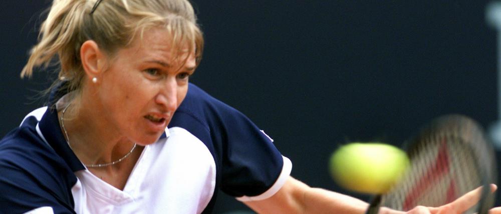 Das war ihr Ding. Steffi Graf bei ihrem letzten Turnier von Berlin im Mai 1999.