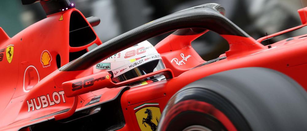 Im Tunnel. Ferrari-Pilot Sebastian Vettel hat genaue Vorstellungen über die Zukunft der Formel 1.