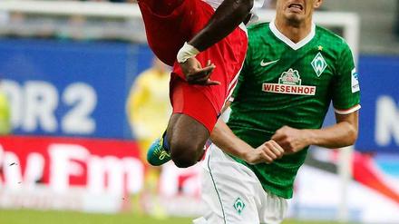 Mehr Krampf als alles andere. HSV gegen Werder Bremen.