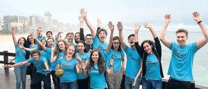 Alle für einen, einer für alle: Die Jungreporter des Schülerteams der PZ in Rio de Janeiro.