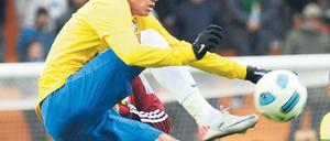 Laut Maradona ein Rotzlöffel. Brasiliens Stürmer Neymar muss mit seinem Team bei der Copa gegen Ekuador gewinnen. Foto: AFP