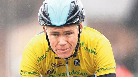 Bald auch bei der Tour in Gelb? Christopher Froome will nach seinem zweiten Platz im vergangenen Jahr die Abwesenheit von Toursieger Bradley Wiggins nutzen.