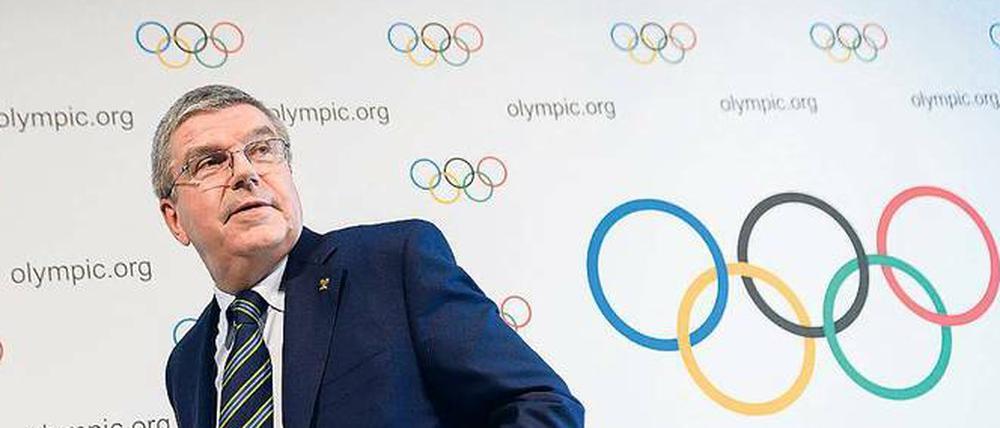 Diplomat im Chefsessel. Thomas Bach agiert auch als IOC-Präsident gern aus der sicheren Deckung heraus. 