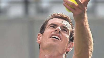 Ballsicher. Andy Murray beim Training in Rio. 