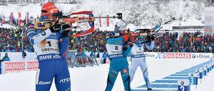 Viel Unruhe auf den Waffen. In Deutschland werden zwei Biathlon-Weltcups ausgetragen. Es mehren sich die Stimmen, die fordern, dass man auf Oberhof verzichten könne. 
