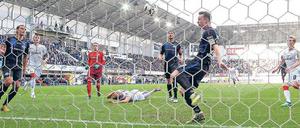 Union hatte gegen Paderborn einige hochkarätige Chancen. Die Mannschaft bekam den Ball aber nicht über die Linie.