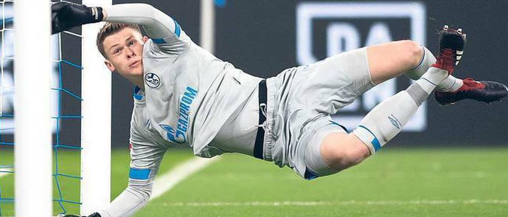 Schalkes neuer Neuer. Alexander Nübel hat Kapitän Ralf Fährmann aus dem Tor verdrängt. Viele sehen in ihm Parallelen zum deutschen Nationaltorwart. 