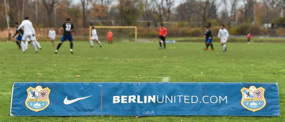 Na logo: Selbst um das Vereinswappen von Berlin United gibt es zurzeit Streitigkeiten. Die Rechte daran hält der zurückgetretene Präsident Stefan Teichmann.