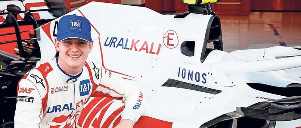 Mick Schumacher fährt am Sonntag sein erstes Rennen in der Formel 1. 