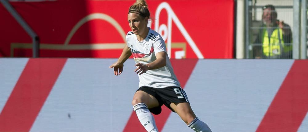 Fokussiert. Svenja Huth will bei der Frauen-WM ihrer Führungsrolle gerecht werden.